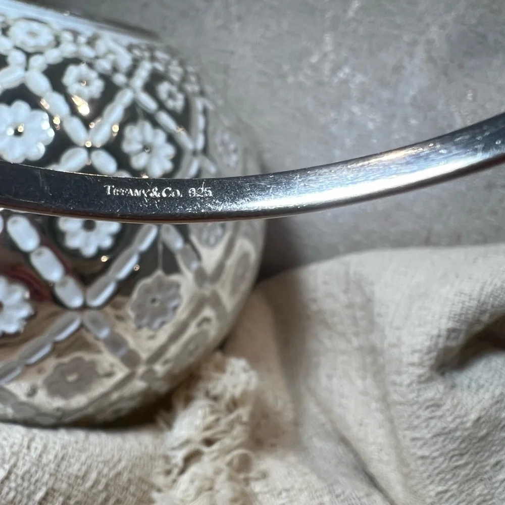 Tiffany & Co. Sterling Silver Infinity 925 Bracelet - Picture 5 of 7